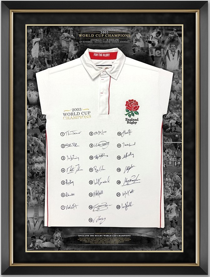 NEW ITEMS! 2003 Rugby World Cup Anniversary Memorabilia