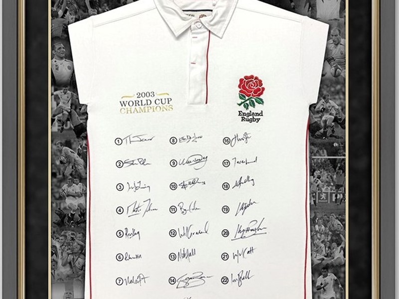 NEW ITEMS! 2003 Rugby World Cup Anniversary Memorabilia